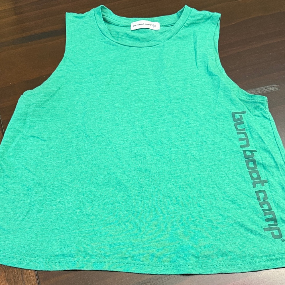 Burn Boot Camp Green Tank Top